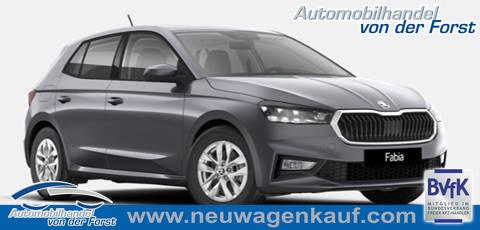 Skoda Fabia - "Drive 130 PLUS" (2) LIEFERUNG KOSTENLOS! 1.0 TSI 116PS DSG/AUTOMATIK, 5 Jahre Garantie, Grau-Metallic, Winterpaket, Climatronic, 15" ALU, Parksensoren hinten, Rückfahrkamera, Infotainment 8", LED-Scheinwerfer, Tempomat, Nebelscheinwerfer, Wireless SmartLink, M-Lederlenkrad