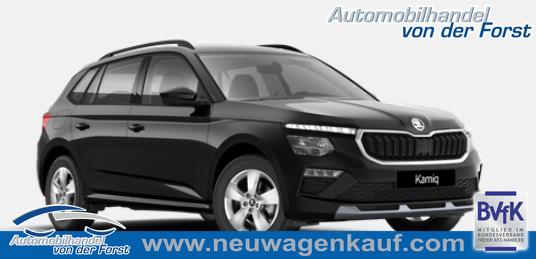 Skoda Kamiq - "Sondermodell 130 Jahre" (1) LIEFERUNG KOSTENLOS! 1.0 TSI 115PS, SCHWARZ-Metallic, 16" Alufelgen, Parksensoren hinten, Rückfahrkamera, Sitzheizung vorne, Tempomat, Klimaanlage, Radio 8" + Wireless SmartLink, M-Lederlenkrad, Dachreling