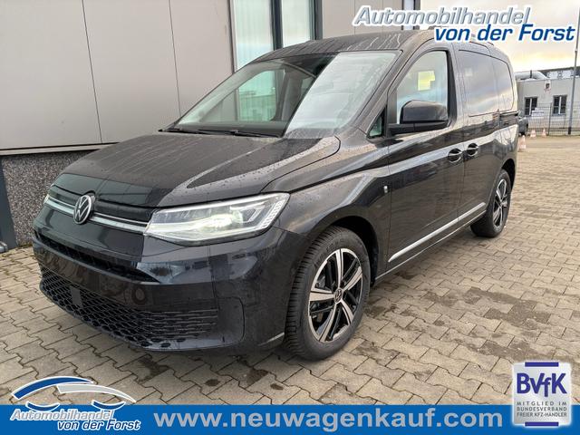 Volkswagen Caddy - "Style" LIEFERUNG KOSTENLOS! 1.5 TSI 115PS DSG/AUTOMATIK, Deep-Black, 17" Alu/Ganzjahresreifen, Winterpaket, ACC-Tempomat, Toter-Winkel, ParkAssist, Parksensoren vo/hi, Rückfahrkamera, Radio Ready2Discover 10" + Wireless AppConnect, Climatronic, Abgedunkelte Scheiben, M-Lederlenkrad