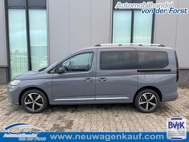 Volkswagen Caddy - "Style" LIEFERUNG KOSTENLOS! MAXI 7-SITZER 1.5 TSI 115PS DSG/AUTOMATIK, PURE-GREY, 17" Alu/Ganzjahresreifen, Winterpaket, ACC-Tempomat, Toter-Winkel, ParkAssist, Parksensoren vo/hi, Rückfahrkamera, Radio Ready2Discover 10" + Wireless AppConnect, Climatronic, Abgedunkelte Scheiben
