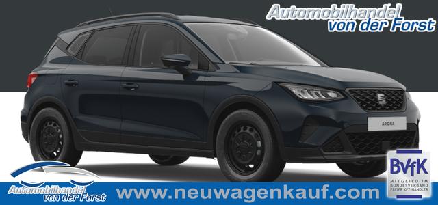 Seat Arona - "Basis" LIEFERUNG KOSTENLOS! 1.0 TSI 95PS, 5J. Garantie, Parksensoren hinten, Radio 8,25"/Bluetooth/DAB+, LED-Scheinwerfer, Dachreling, Zentralverriegelung mit Fernbedienung, Reserverad, 4x elektr. Fensterheber
