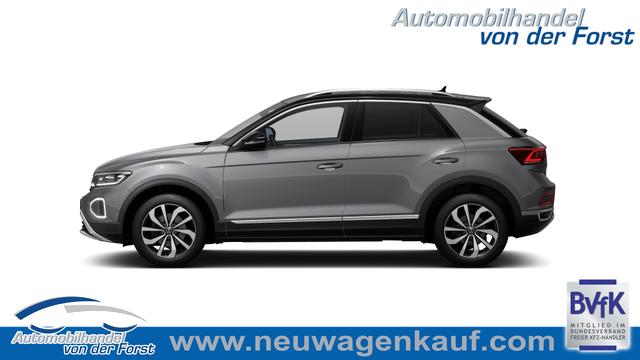 Volkswagen T-Roc - "Style Limited" LIEFERUNG KOSTENLOS! 1.5 TSI 150PS, Metallic, 17" Alu, MATRIX IQ LIGHT, Elektr. Heckklappe, Keyless, Alarm, Abgedunkelte Scheiben, Park Assist + Kamera, 2Z-Climatronic, ACC, Ready2Discover, App-Connect, Digital Cockpit Pro