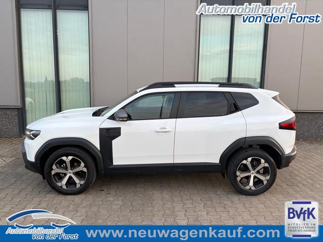 Dacia Duster (NEUES MODELL) - "Journey" LIEFERUNG KOSTENLOS! 1.2 TCe 130 5J Garantie, Winter-Paket, Park-Paket, 18" Alufelgen "TAGASAN", Klimaautomatik, Hands-free, Rückfahrkamera, Parksensoren vorn/hinten, LED-Scheinwerfer, MEDIA NAV 10", Abgedunkelte Scheiben, Nebelscheinwerfer, Armlehne, Dachreling, Tempomat