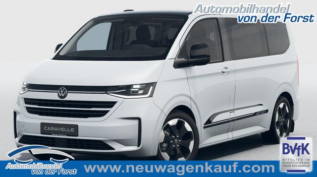 Volkswagen T7 Caravelle - "Edition" LIEFERUNG KOSTENLOS 2.0 TDI 110PS, 8-Sitzer, 17" Alu, IQ. LIGHT MATRIX-LED, Dach/Spiegel schwarz, Sitzheizung, NAVIGATION 13", M-Lederlenkrad, 3-Zonen-Climatronic, Parksensoren vorn/hinten, Rückfahrkamera, Privacy-Glas, Tempomat, Digitales Cockpit