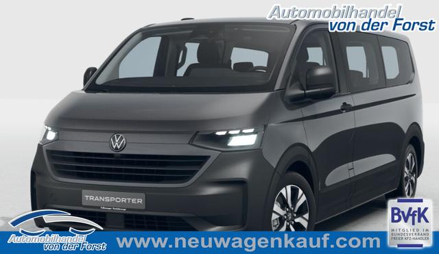 Volkswagen T7 Transporter KOMBI - "PanAmericana" (9AE, 7B3, 0I2, QL5) LIEFERUNG KOSTENLOS" 2.0 TDI 110PS + LANGER RADSTAND, 17" Alu "Monte Carlo", M-Lederlenkrad, Sitzheizung, 1-Zonen-Klimaautomatik, Parksensoren hinten, Privacy-Glas, 70l-Tank, Radio 13" Wireless App-Connect, Tempomat, Digitales Cockpit, Keyless Start, Schiebetüre rechts