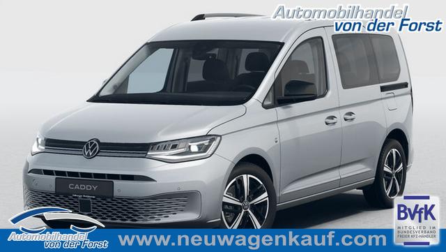 Volkswagen Caddy - "Style" LIEFERUNG KOSTENLOS! 1.5 TSI 115PS DSG/AUTOMATIK, Silber-Metallic, 17" Alu/Ganzjahresreifen, Winterpaket, ACC-Tempomat, Toter-Winkel, ParkAssist, Parksensoren vo/hi, Rückfahrkamera, Radio Ready2Discover 10" + Wireless AppConnect, Climatronic, Abgedunkelte Scheiben, M-Lederle