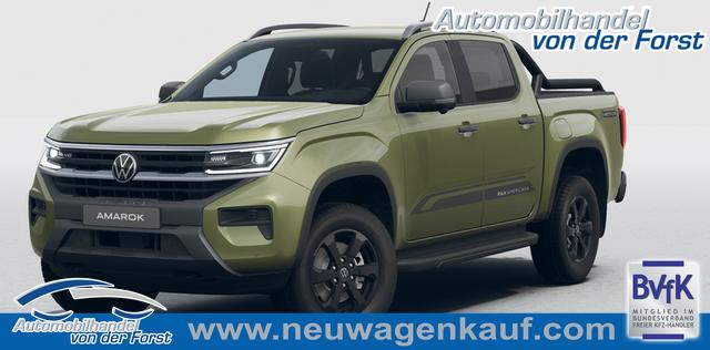 Volkswagen Amarok - "PanAmericana" LIEFERUNG KOSTENLOS! 3.0 TDI V6 241PS AUTOMATIK, 5J GARANTIE, GREEN-Metallic, STANDHEIZUNG, AHK, HOHLRAUMKONSER., M-Lederlenkrad beheizt, ACC, 18" Alu, Lederpolster, Sitzheizung, Climatronic, IQ Light MATRIX, Privacy-Glas, Parksensoren vo/hi, Kamera, Navigation, Soundsystem