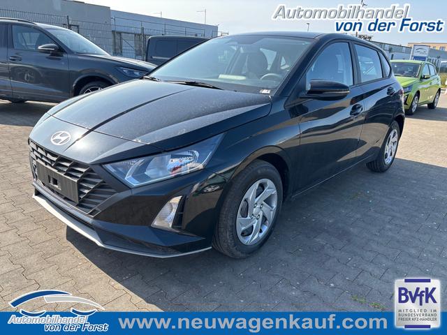 Hyundai i20 5-Türer (NEUES MODELL) - "Comfort" LIEFERUNG KOSTENLOS! 1.2i 79PS, SCHWARZ-Metallic, 5 Jahre Garantie, NAVIGATION 10,25", Klima, Parksensoren hinten, Rückfahrkamera, Alarm, Lederlenkrad, Tempomat, Armlehne vorne, Reserverad, 4x elektr. Fensterheber, Fernlicht-Assistent