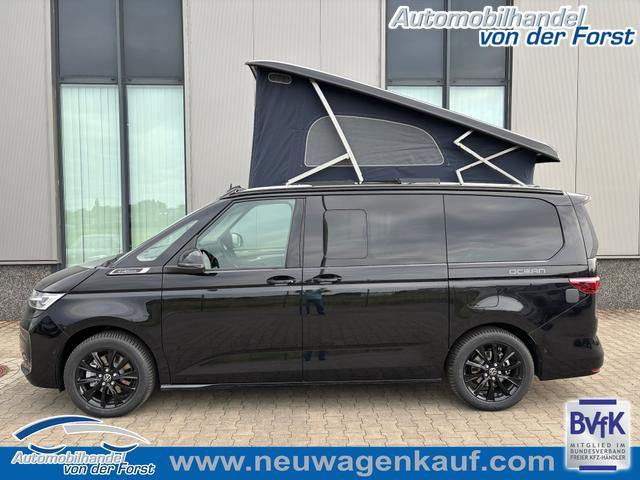 Volkswagen T7 California - "Ocean" LIEFERUNG KOSTENLOS & PREISGARANTIE* 1.5 eHybrid (PLUG-IN-HYBRID) 245PS ALLRAD DSG (AUTOMATIK), 17" Alu, ELEKTRISCHES Aufstelldach, Privacy-Glas, 3-Zonen-Climatronic, KÜCHE, Standheizung, Sitzheizung, Parksensoren vorne und hinten, Digital Cockpit Pro, Radio Ready2Discover 10" + Wireless Ap