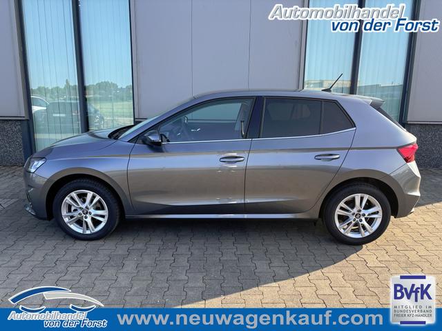 Skoda Fabia - "Sondermodell 130 Jahre PREMIUM" (1) LIEFERUNG KOSTENLOS! 1.0 TSI 95PS, Grau-Metallic, 16" ALU, SunSet, Parksensoren vo/hi, Kamera, Kessy, Alarm, Toter-Winkel, Virtual Cockpit 10", LED-Scheinwerfer, M-Lederlenkrad beheizt, NSW Sitzheizung, Tempomat, Climatronic, Infotainment 8"+Smartlink