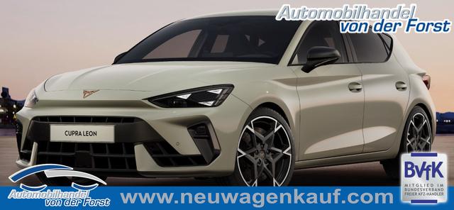 Cupra Leon - "VZ" LIEFERUNG KOSTENLOS & PREISGARANTIE* 2.0 TSI 300PS DSG, 5 Jahre Garantie, 19" Alu, DCC-Dämpfung, Sportschalensitze, Winter-Paket, Alarm, Kessy, Voll-LED-Scheinwerfer, 3Z-Climatronic, ACC/Tempomat, Digitales Cockpit, Full Link, Parksensoren v/h, Kamera, Privacy, M-Lederlenkrad