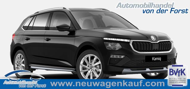 Skoda Kamiq - "Sondermodell 130 Jahre PREMIUM" (1) LIEFERUNG KOSTENLOS! 1.0 TSI 115PS, Schwarz-Metallic, 17" Alu, Elektr. Heckklappe, Kessy, Alarm, SunSet, Toter-Winkel, Virtual Cockpit 10", Parksensoren vorn/hinten, Rückfahrkamera, Sitzheizung, Tempomat, Climatronic, Radio 8" + Wireless SmartLink, M-Lederlenkrad beheizt
