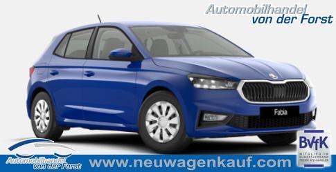Skoda Fabia - "Drive 130" (2) LIEFERUNG KOSTENLOS & PREISGARANTIE* 1.0 80PS, 5 Jahre Garantie, Energy-Blau, Klimaanlage, Parksensoren hinten, Infotainment 8", Virtual Cockpit, LED-Scheinwerfer, Nebelscheinwerfer, Wireless SmartLink (Navi-Funktion über Smartphone), Armlehne vorn, Fußmatten