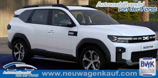 Dacia Bigster - "Essential" LIEFERUNG KOSTENLOS! 1.2 TCe 140 Mild-Hybrid (2), 17" Alufelgen, Klimaanlage, Radio 10", Parksensoren hinten, Rückfahrkamera, Tempomat, Lederlenkrad, Dachreling