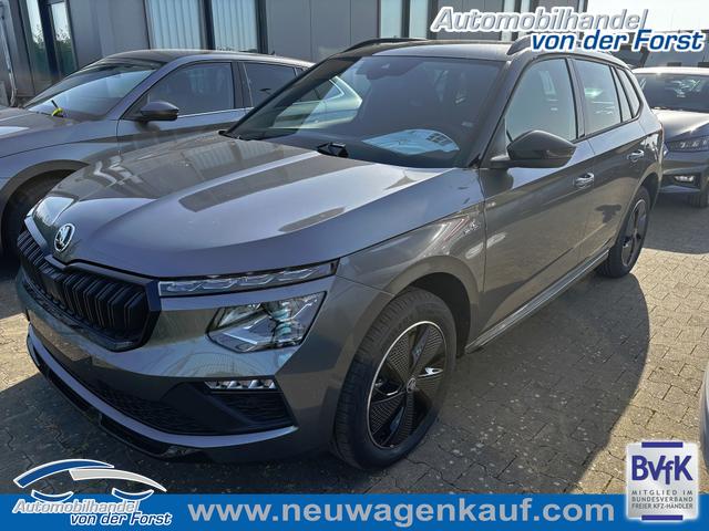 Skoda Kamiq - "Monte Carlo" (1) LIEFERUNG KOSTENLOS! 1.5 TSI 150PS DSG/AUTOMATIK, GRAPHITE-GRAU METALLIC, Panoramadach, 17"Alu, Matrix-LED, Parksensoren v/h, Kamera, Tempomat, Virtual Cockpit, Kessy, Winter-Paket, Climatronic, Radio 8", SmartLink, Color Concept, NSW, Dachreling, Sport-M-Lederlenkrad beheizt