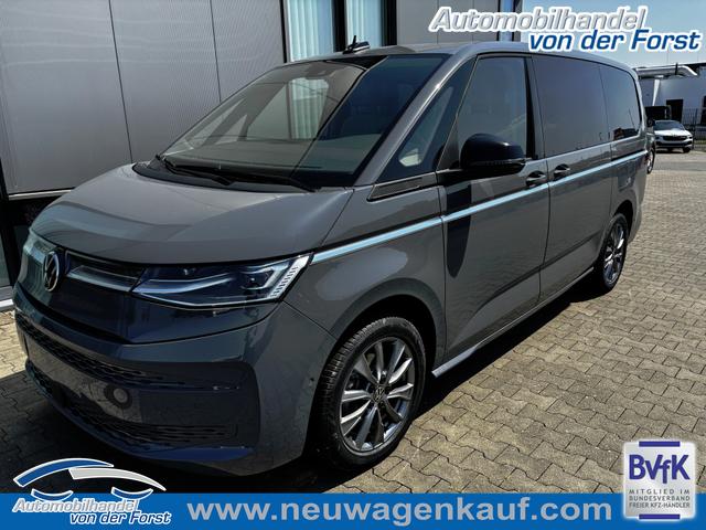 Volkswagen T7 Multivan - "Style" LIEFERUNG KOSTENLOS & PREISGARANTIE* 1.5 eHYBRID 4MOTION DSG MIT LANGEM ÜBERHANG !!, 5J VW-Garantie, 7-Sitzer, IQ.LIGHT MATRIX, 3-ZONEN-CLIMATRONIC, Alarm, Digital Cockpit, Sitzheizung, 17" Alu, Rückfahrkamera, Park Assist, Parksensoren vorn & hinten, Elektr. Schiebetüre links & rechts