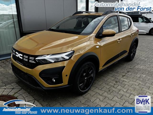 Dacia Sandero Stepway - "Expression" 1.0 ECO-G100 LPG-GASANLAGE/BENZIN, Safari-Beige Metallic, MEDIA Display 8", Klimaanlage, Parksensoren vorne/hinten, Rückfahrkamera, Toter-Winkel-Warner, Tempomat, Dachreling, Lederlenkrad, 4x elektr. FH, Armlehne, Spiegel elektr. einstell-/beheizbar
