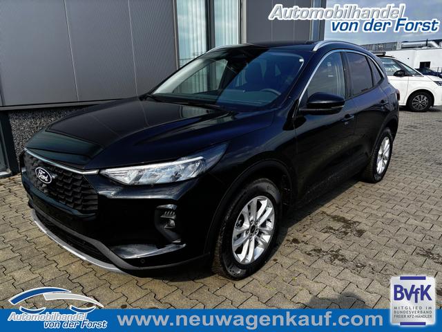 Ford Kuga - "Titanium" LIEFERUNG KOSTENLOS! 1.5 EcoBoost 186PS AUTOMATIK, Schwarz-Metallic, Winter-Paket, 5 Jahre Garantie, 17" Alu + Allwetterreifen, Navigation 13"-Display, Parksensoren vorne/hinten, Rückfahrkamera, Climatronic, Privacy-Glas, Key-Free-System, Tempomat, LED-Scheinwerfer