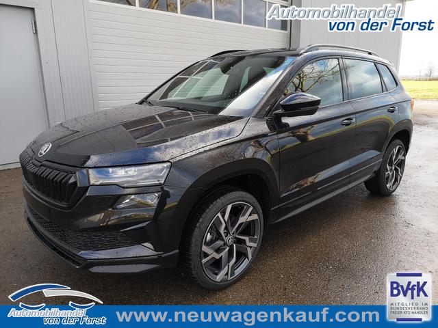 Skoda Karoq - Sportline Karoq 2.0TDI Sportline DSG 4x4 AHK Matrix Leder 19 Zoll