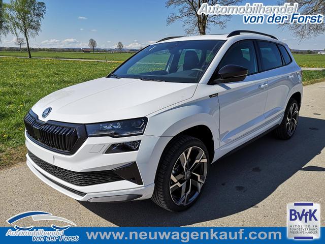 Skoda Karoq - Sportline Karoq 2.0TDI Sportline DSG 4x4 AHK Matrix Leder 19 Zoll