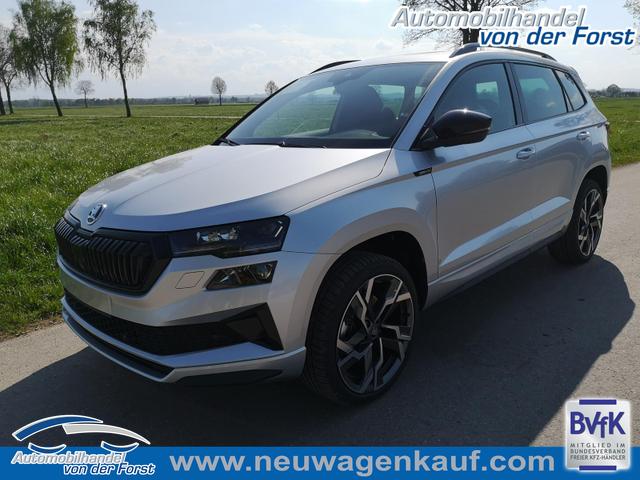 Skoda Karoq - Sportline Karoq 2.0TDI Sportline DSG 4x4 AHK Matrix Leder 19 Zoll