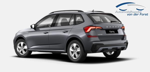 Skoda Kamiq "Sondermodell Classic" (1) LIEFERUNG KOSTENLOS! 1.0 TSI 115PS, 16" Alufelgen, Parksensoren vorne & hinten, Rückfahrkamera, Sitzheizung vorne, Tempomat, Klimaanlage, Radio 8" + Wireless SmartLink, M-Lederlenkrad, Dachreling 