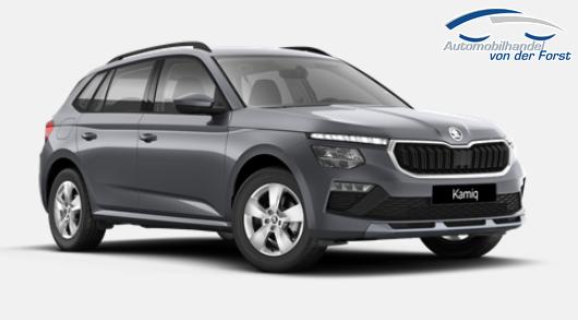 Skoda Kamiq "Sondermodell Classic" (1) LIEFERUNG KOSTENLOS! 1.0 TSI 115PS, 16" Alufelgen, Parksensoren vorne & hinten, Rückfahrkamera, Sitzheizung vorne, Tempomat, Klimaanlage, Radio 8" + Wireless SmartLink, M-Lederlenkrad, Dachreling 