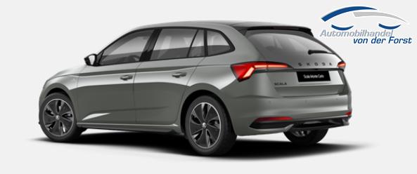 Skoda Scala "Monte Carlo" (1) LIEFERUNG KOSTENLOS! Angebot f. Menschen mit Behinderung ab 50 %! 1.5 TSI 150PS DSG/AUTOMATIK, Panoramadach, 17"Alu, Climatronic, MATRIX-LED, Kessy, Verlängerte Heckscheibe, SunSet, Parksensoren vorn/hinten, Rückfahrkamera, Tempomat, Winter-Paket, Sport-M-Lederlenkrad behei 