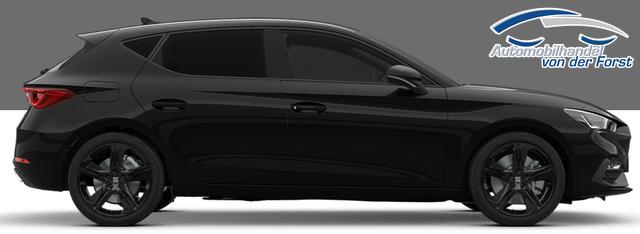Seat Leon "FR BLACK+" LIEFERUNG KOSTENLOS! 1.5 TSI 150PS, 5J GARANTIE, 18" Alu schwarz, Winterpaket, Alarm, 3-Zonen-Climatronic, Abgedunkelte Scheiben, Park Assistent, Rückfahrkamera, Parksensoren vorn/hinten, Sportsitze, NAVIGATION 12,9", Adaptiver Tempomat, TOTER-WINKEL, MATRIX-LED-SCHEINWERFER 
