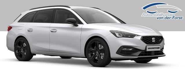 Seat Leon Sportstourer "FR BLACK+" LIEFERUNG KOSTENLOS! 2.0 TDI 150PS DSG, 5J Garantie, 18" Alu schwarz Winterpaket, Alarm, 3-Zonen-Climatronic, Abgedunkelte Scheiben, Park Assistent, Rückfahrkamera, Parksensoren vorn/hinten, Sportsitze, NAVIGATION 12,9", ACC, TOTER-WINKEL, MATRIX-LED-SCHEINWERFER 