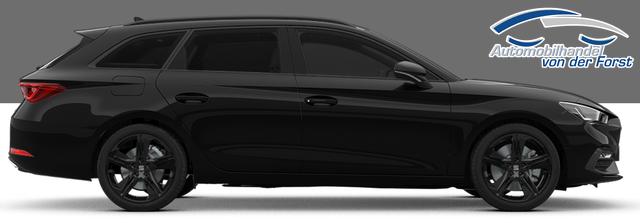 Seat Leon Sportstourer "FR BLACK+" LIEFERUNG KOSTENLOS! 2.0 TDI 150PS DSG, 5J Garantie, 18" Alu schwarz Winterpaket, Alarm, 3-Zonen-Climatronic, Abgedunkelte Scheiben, Park Assistent, Rückfahrkamera, Parksensoren vorn/hinten, Sportsitze, NAVIGATION 12,9", ACC, TOTER-WINKEL, MATRIX-LED-SCHEINWERFER 