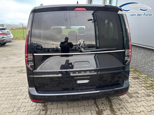 Volkswagen Caddy "Style" LIEFERUNG KOSTENLOS! MAXI 7-SITZER 1.5 TSI 115PS DSG/AUTOMATIK, Deep-Black, 17" Alu/Ganzjahresreifen, Winterpaket, ACC-Tempomat, Toter-Winkel, ParkAssist, Parksensoren vo/hi, Rückfahrkamera, Radio Ready2Discover 10" + Wireless AppConnect, Climatronic, Abgedunkelte Scheiben 