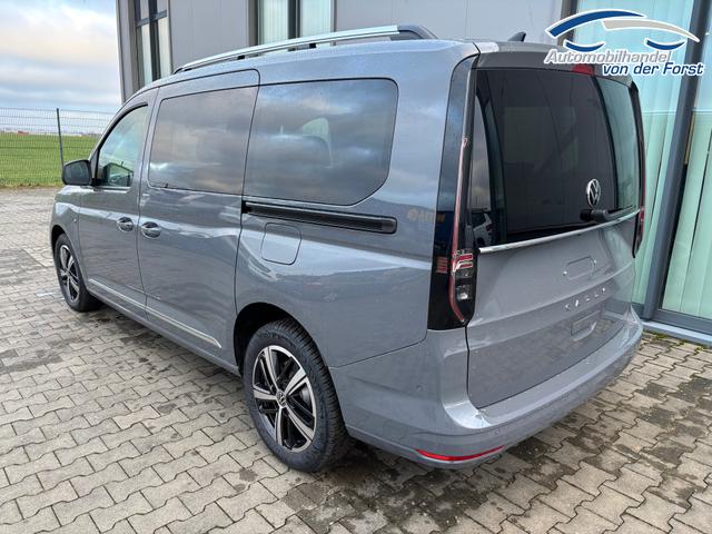 Volkswagen Caddy "Style" LIEFERUNG KOSTENLOS! MAXI 7-SITZER 1.5 TSI 115PS DSG/AUTOMATIK, PURE-GREY, 17" Alu/Ganzjahresreifen, Winterpaket, ACC-Tempomat, Toter-Winkel, ParkAssist, Parksensoren vo/hi, Rückfahrkamera, Radio Ready2Discover 10" + Wireless AppConnect, Climatronic, Abgedunkelte Scheiben 