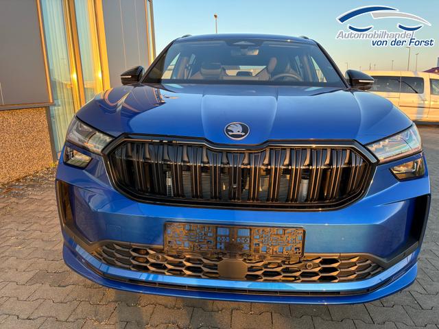 Skoda Kodiaq "Sportline" (1) LIEFERUNG KOSTENLOS Angebot f. Menschen mit Behinderung 100%! 1.5 TSI 150PS DSG, 19" Alu, NAVI 13", MATRIX-LED-Scheinwerfer, KESSY, Alarm, Parksensoren vorn/hinten, Rückfahrkamera, Tempomat, Elektr. Heckklappe + Elektr. Fahrersitz, Sitzheizung, 3-Zonen-Climatronic 