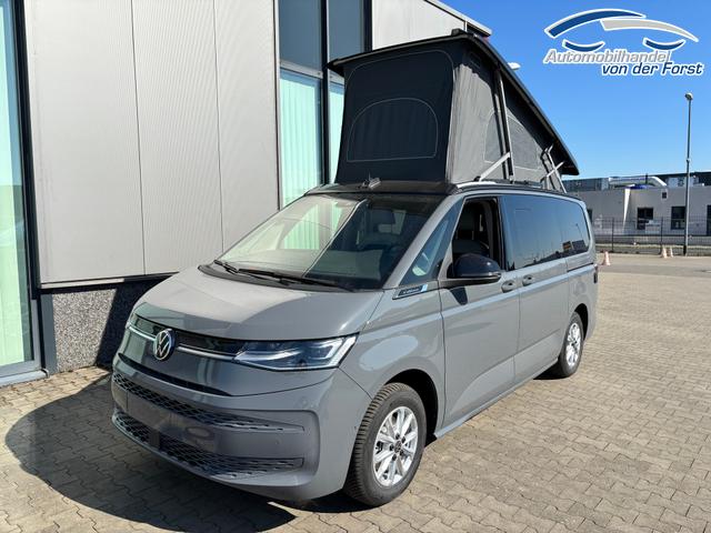 Volkswagen T7 California LAGERFAHRZEUGE "Ocean" LIEFERUNG KOSTENLOS & PREISGARANTIE* 2.0 TDI 150PS DSG, 16" Alu, ELEKTRISCHES Aufstelldach, Privacy-Glas, Climatronic, KÜCHE, Standheizung + FB, Sitzheizung, Park Assist, Parksensoren v/h, Kamera, IQ Light LED-MATRIX, Markise, Side Assist, ACC, Ganzjahresreifen, Radio 10" + App-Connect 