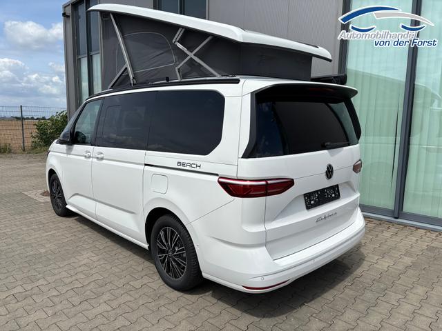 Volkswagen T7 California "Beach CAMPER" LIEFERUNG KOSTENLOS & PREISGARANTIE* 2.0 TDI 150PS DSG (AUTOMATIK), Mini-Küche, Privacy-Glas, Aufstelldach, Klimaanlage, Parksensoren vorne und hinten, Digital Cockpit Pro, Radio Ready2Discover 10" + Wireless App-Connect, SIDE ASSIST, ACC, LED-Scheinwerfer, M-Lederlenkrad, Schiebetüren 