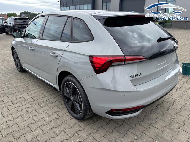 Skoda Scala "Monte Carlo" (1) LIEFERUNG KOSTENLOS! 1.0 TSI 115PS DSG, STAHL-GRAU, Panoramadach, 17"Alu, Climatronic, MATRIX-LED, Kessy, Verlängerte Heckscheibe, SunSet, Parksensoren vorn/hinten, Rückfahrkamera, Tempomat, Winter-Paket, Sport-M-Lederlenkrad beheizt, Virtual Cockpit, Radio 8", SmartLin 