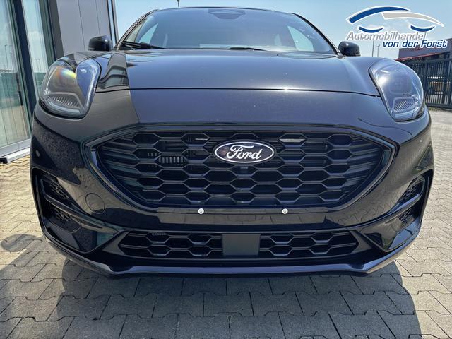 Ford Puma "ST-Line" LIEFERUNG KOSTENLOS! 1.0 125PS AUTOMATIK, SCHWARZ-METALLIC, 5 Jahre Garantie, Winterpaket: Sitzheizung, Beheizte Frontscheibe, 17" Alufelgen, Klimaautomatik, NAVIGATION 12", Parksensoren hinten, Rückfahrkamera, Voll-LED-Scheinwerfer, Tempomat 