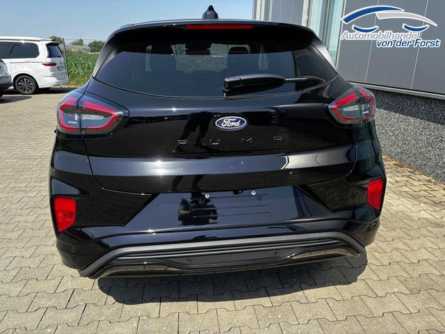 Ford Puma "ST-Line" LIEFERUNG KOSTENLOS! 1.0 125PS AUTOMATIK, SCHWARZ-METALLIC, 5 Jahre Garantie, Winterpaket: Sitzheizung, Beheizte Frontscheibe, 17" Alufelgen, Klimaautomatik, NAVIGATION 12", Parksensoren hinten, Rückfahrkamera, Voll-LED-Scheinwerfer, Tempomat 