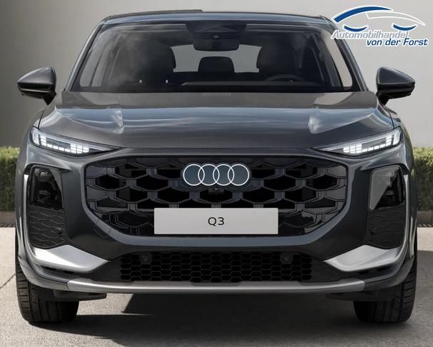 Audi Q3 Sportback "Q3 SPORTBACK Basis" LIEFERUNG KOSTENLOS & PREISGARANTIE* 2.0 TFSI 204PS quattro (Allrad) S-Tronic (Automatik), 17" Alu, MMI Navigation plus, Elektr. Heckklappe, Einparkhilfe plus, 3-Zonen-Klimaautomatik, Soundsystem, Sitzheizung vorne, Privacy Glas, Lederlenkrad 