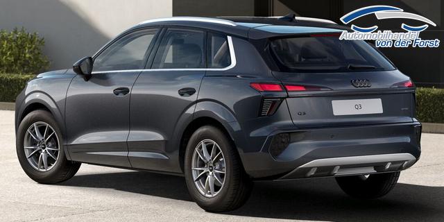 Audi Q3 "Q3 Basis" LIEFERUNG KOSTENLOS & PREISGARANTIE* 2.0 TFSI 204PS quattro (Allrad) S-Tronic (Automatik), 17" Alu, MMI Navigation plus, Elektr. Heckklappe, Einparkhilfe plus, 3-Zonen-Klimaautomatik, Soundsystem, Sitzheizung vorne, Privacy Glas, Lederlenkrad 
