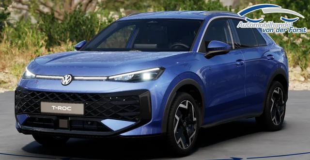 Volkswagen T-Roc (NEUES MODELL) "Life" LIEFERUNG KOSTENLOS & PREISGARANTIE* 1.5 eTSI mild-hybrid 116PS DSG (AUTOMATIK), 16" Alufelgen, ACC Tempomat, Climatronic, Rückfahrkamera, Parksensoren vorne/hinten, Radio 12,9" + Wireless App-Connect, Toter-Winkel-Warner, M-Lederlenkrad, Armlehne vorn, LED-Scheinwerfer, Dachreling 