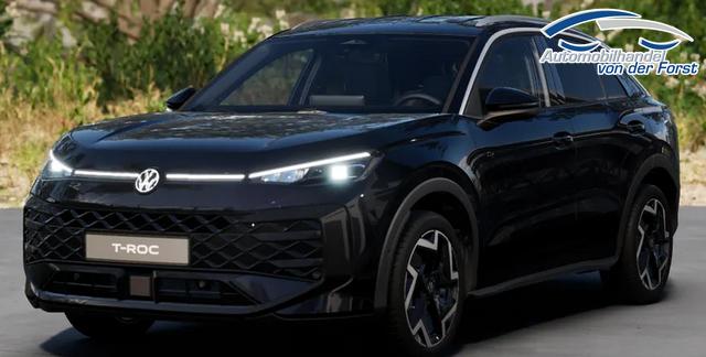 Volkswagen T-Roc (NEUES MODELL) "Life" LIEFERUNG KOSTENLOS & PREISGARANTIE* 1.5 eTSI mild-hybrid 116PS DSG (AUTOMATIK), 16" Alufelgen, ACC Tempomat, Climatronic, Rückfahrkamera, Parksensoren vorne/hinten, Radio 12,9" + Wireless App-Connect, Toter-Winkel-Warner, M-Lederlenkrad, Armlehne vorn, LED-Scheinwerfer, Dachreling 
