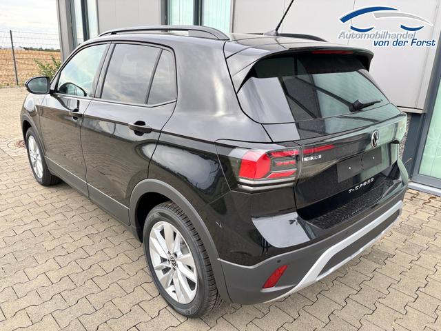Volkswagen T-Cross "Sondermodell LIMITED" LIEFERUNG KOSTENLOS & PREISGARANTIE* 1.0 TSI 115PS, 5 JAHRE GARANTIE, ANHÄNGERKUPPLUNG, NAVI 8", 17" Alu / Ganzjahresreifen, Climatronic, Sitzheizung, Parksensoren vo/hi + Kamera, Keyless, Privacy-Glas, Deep-Black Perleffekt, Dachreling, Sicht-Paket, Lendenwirbelstützen vorn 