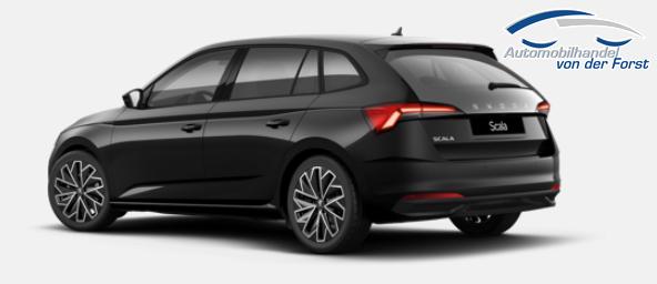 Skoda Scala "Sondermodell Dynamic" (1) LIEFERUNG KOSTENLOS! 1.5 TSI 150PS DSG/AUTOMATIK, 5 JAHRE GARANTIE, 17" Alu, Elektr. Heckklappe, Toter-Winkel, Kessy, Alarm, Climatronic, SunSet, Verlängerte Heckscheibe, Sitzheizung, Parksensoren vorne/hinten, Kamera, Tempomat, Radio 8" + Wireless Smartlink, M-Lederlenkrad 