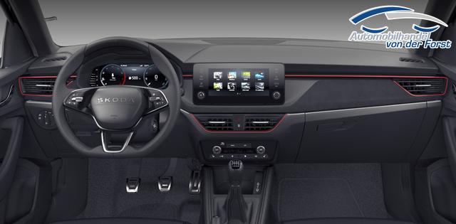 Skoda Scala "Sondermodell Dynamic" (1) LIEFERUNG KOSTENLOS! 1.5 TSI 150PS DSG/AUTOMATIK, 5 JAHRE GARANTIE, 17" Alu, Elektr. Heckklappe, Toter-Winkel, Kessy, Alarm, Climatronic, SunSet, Verlängerte Heckscheibe, Sitzheizung, Parksensoren vorne/hinten, Kamera, Tempomat, Radio 8" + Wireless Smartlink, M-Lederlenkrad 