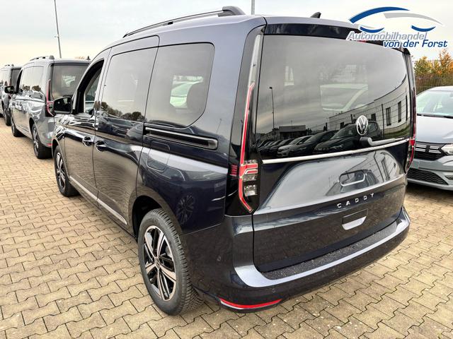 Volkswagen Caddy "Style" LIEFERUNG KOSTENLOS! 1.5 TSI 115PS DSG/AUTOMATIK, Blue-Metallic, 17" Alu/Ganzjahresreifen, Winterpaket, ACC-Tempomat, Toter-Winkel, ParkAssist, Parksensoren vo/hi, Rückfahrkamera, Radio Ready2Discover 10" + Wireless AppConnect, Climatronic, Abgedunkelte Scheiben, M-Lederlenk 