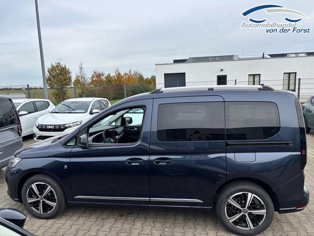 Volkswagen Caddy "Style" LIEFERUNG KOSTENLOS! 1.5 TSI 115PS DSG/AUTOMATIK, Blue-Metallic, 17" Alu/Ganzjahresreifen, Winterpaket, ACC-Tempomat, Toter-Winkel, ParkAssist, Parksensoren vo/hi, Rückfahrkamera, Radio Ready2Discover 10" + Wireless AppConnect, Climatronic, Abgedunkelte Scheiben, M-Lederlenk 