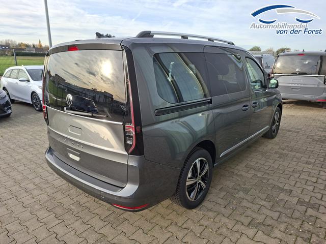 Volkswagen Caddy "Style" LIEFERUNG KOSTENLOS! MAXI 7-SITZER 1.5 TSI 115PS DSG/AUTOMATIK, INDIUM-GRAU, 17" Alu/Ganzjahresreifen, Winterpaket, ACC-Tempomat, Toter-Winkel, ParkAssist, Parksensoren vo/hi, Rückfahrkamera, Radio Ready2Discover 10" + Wireless AppConnect, Climatronic, Abgedunkelte Scheiben 