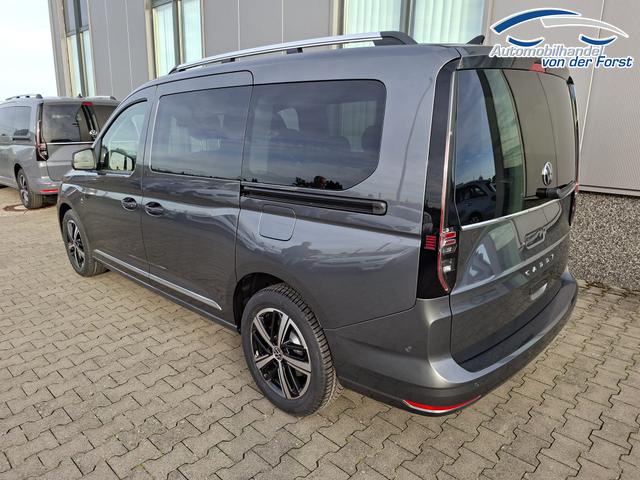 Volkswagen Caddy "Style" LIEFERUNG KOSTENLOS! MAXI 7-SITZER 1.5 TSI 115PS DSG/AUTOMATIK, INDIUM-GRAU, 17" Alu/Ganzjahresreifen, Winterpaket, ACC-Tempomat, Toter-Winkel, ParkAssist, Parksensoren vo/hi, Rückfahrkamera, Radio Ready2Discover 10" + Wireless AppConnect, Climatronic, Abgedunkelte Scheiben 